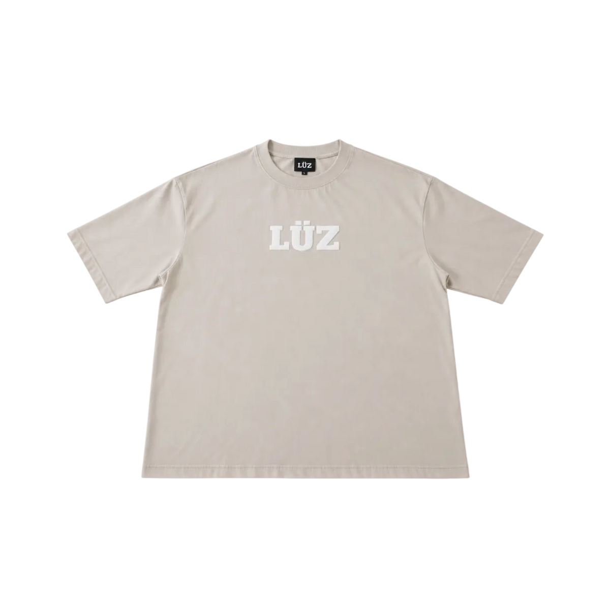 BEIGE "HEART" T SHIRT